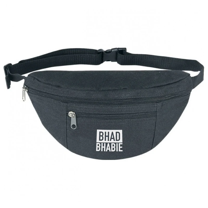 600D Polyester Double Zipper Fanny Pack 1