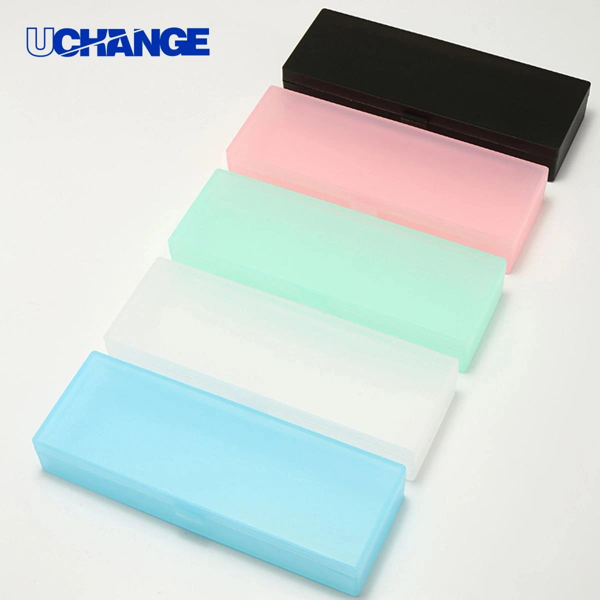 Clear Plastic Pencil Storage Box 1