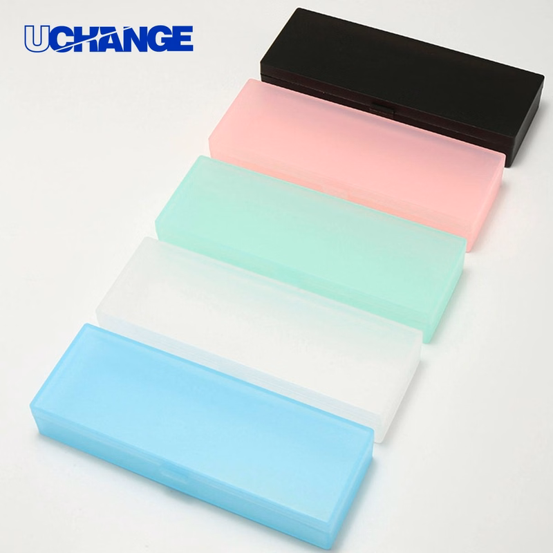Clear Plastic Pencil Storage Box