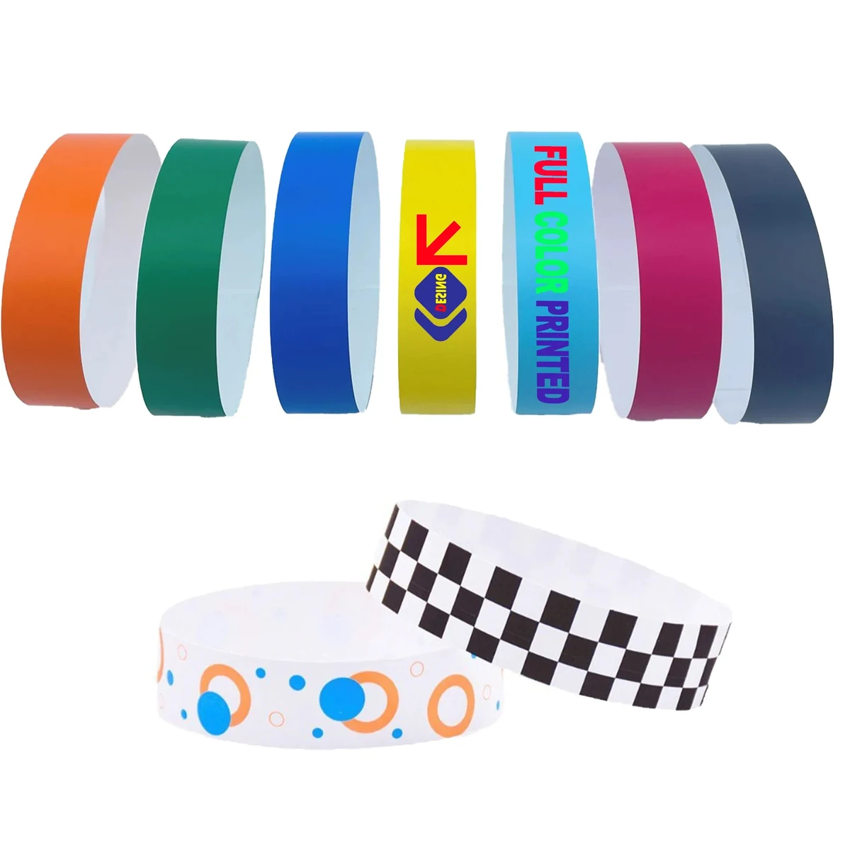 Full Color Disposable Adhesive Wristband 1