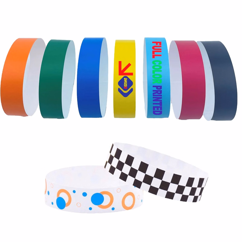 Full Color Disposable Adhesive Wristband