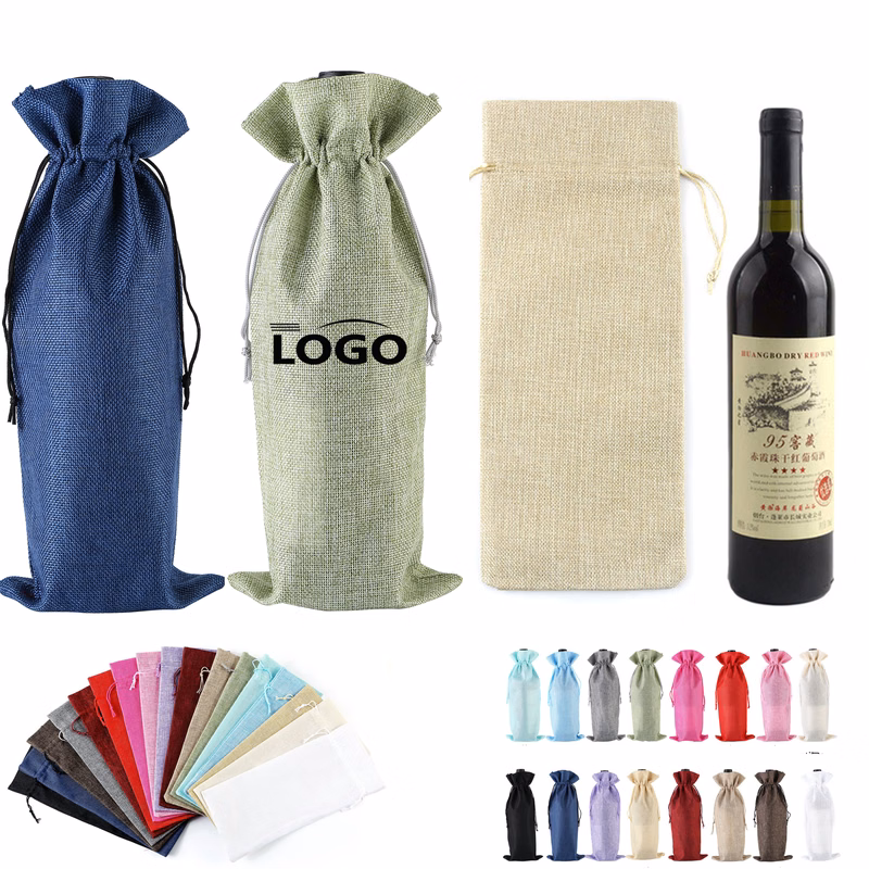 Wine Bottle Gift Bags With Drawstrings