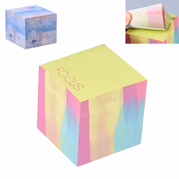 Custom Full Color Sticky Cube Notes