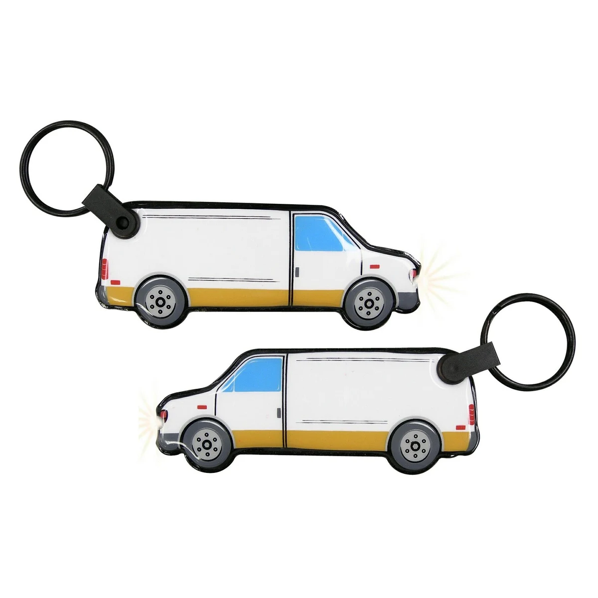 ShapeLights™ Color-A-Shape Key Ring Flashlight (Van) 1