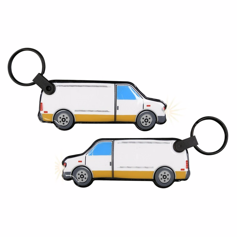 ShapeLights™ Color-A-Shape Key Ring Flashlight (Van)