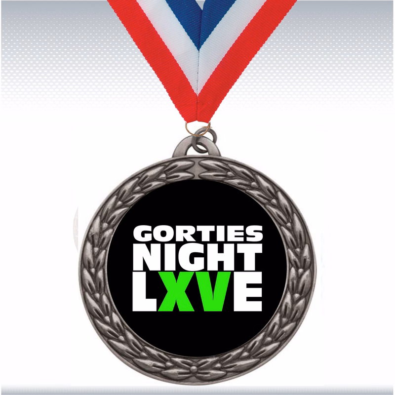 2 3/4" Antique Silver Insert Medal