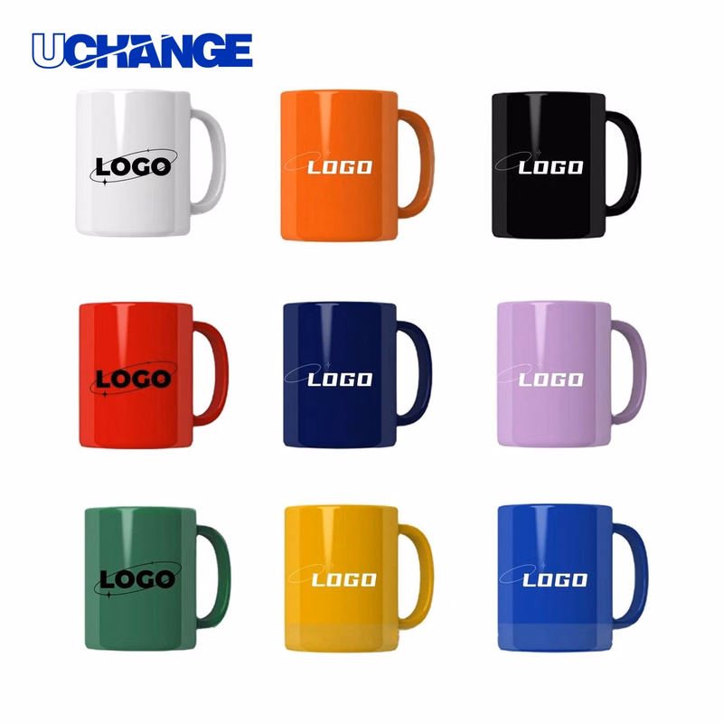 Ceramic Coffee Mug Colorful Cup Container (12oz)