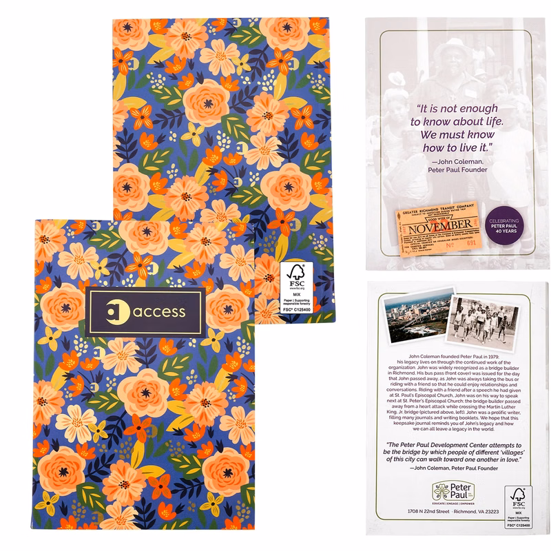 5" X 7" Perfect Paper Cover Notebook
