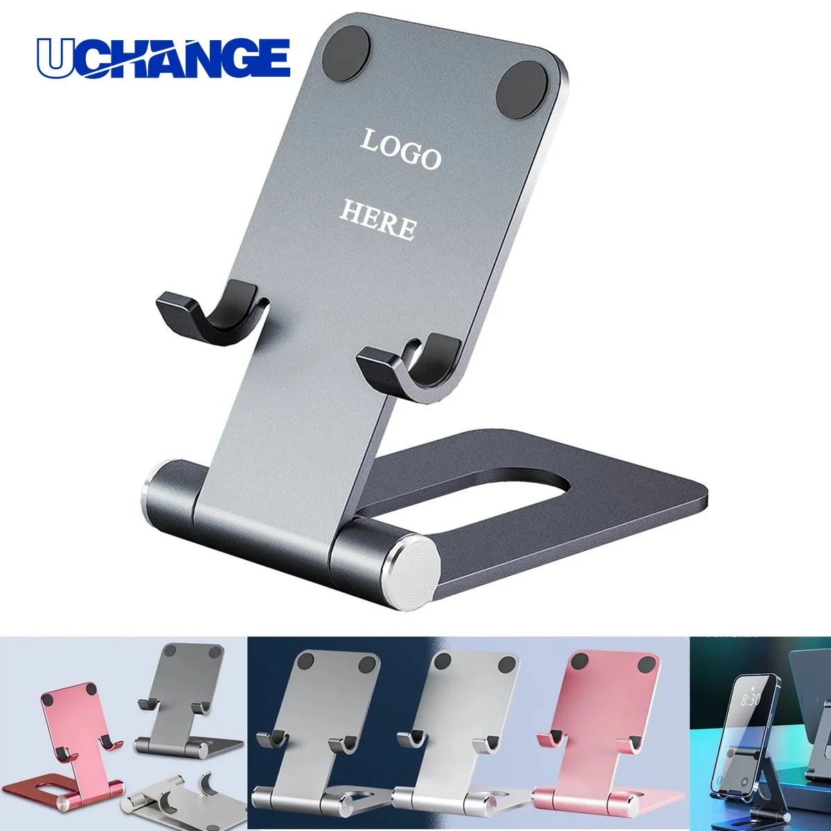 Aluminum Phone Stand Adjustable Desktop Holder 1