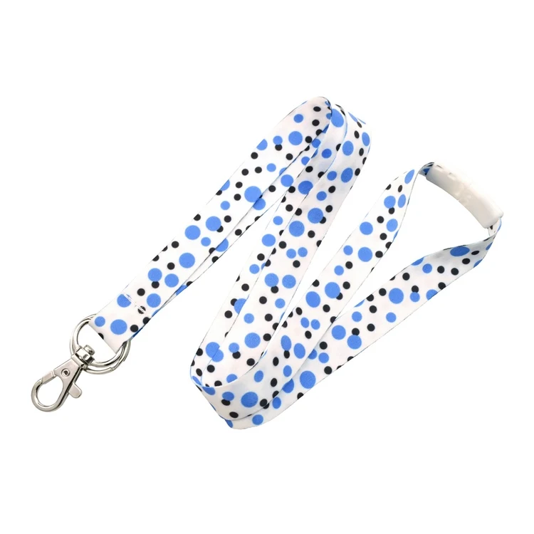 5/8" Pre-printed Dye Sublimated Lanyard with Breakaway (Polka Dot) 1