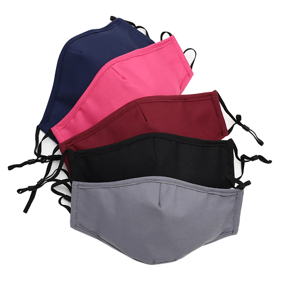 Face Mask With Filter Pocket And Nose Clip 1