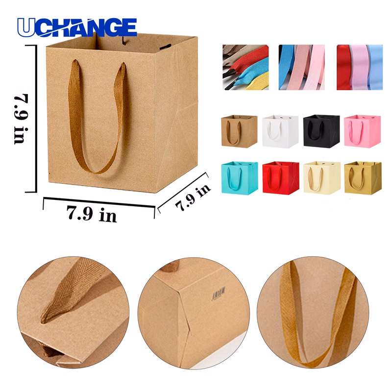 Commercial Square Handheld Paper Bag Organizer