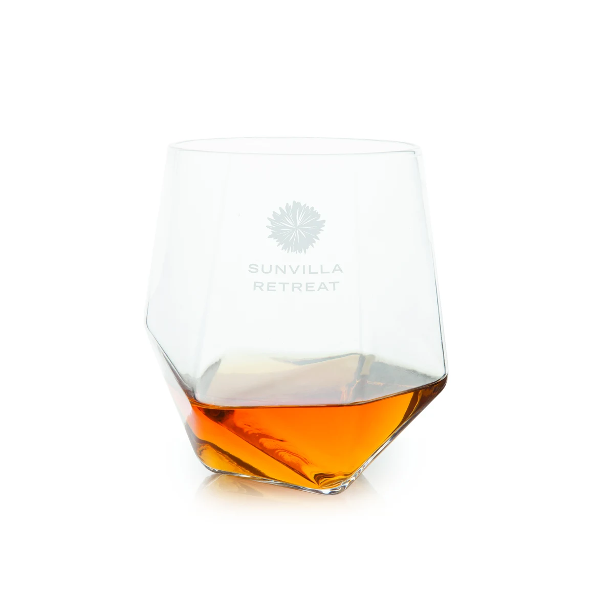 Viski® Faceted Crystal Tumbler, set of 2 1