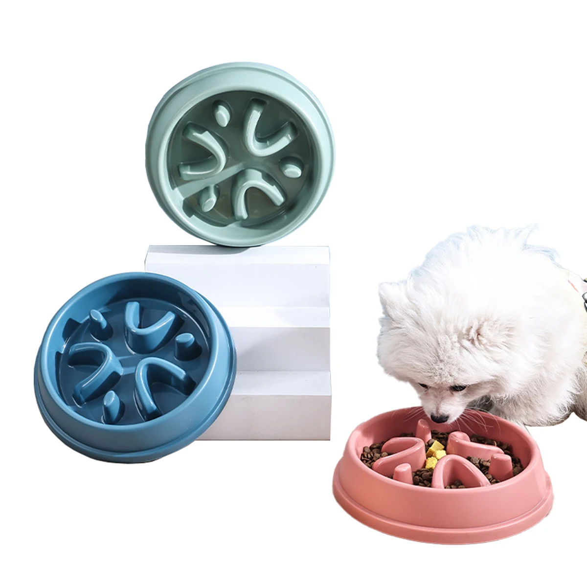 MOQ100 Anti - Choke Slow - Feeding Bowl 1
