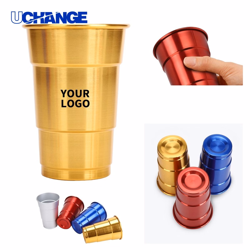 Aluminum Cup 16 Ounce Recyclable Design