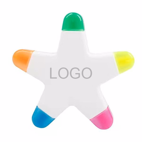 Star Shaped 5-in-1 Color Highlighter
