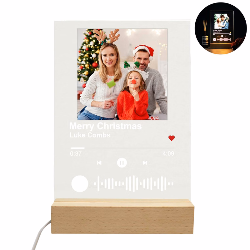 Acrylic Music Night Light Sign Souvenir Gift