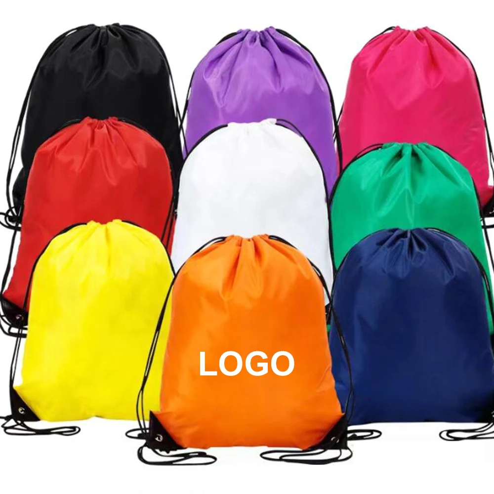 13" X 17" Polyester Drawstring Backpack 1