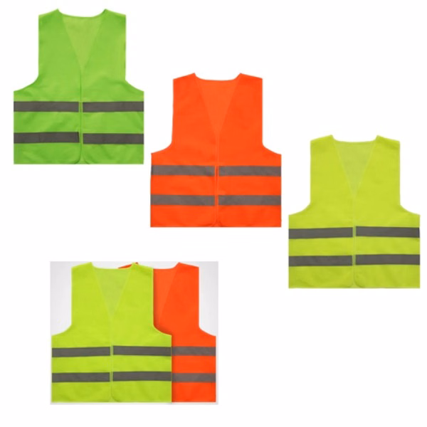 Visipro Open-Front Reflective Safety Vest - Interlock - Ansi 3