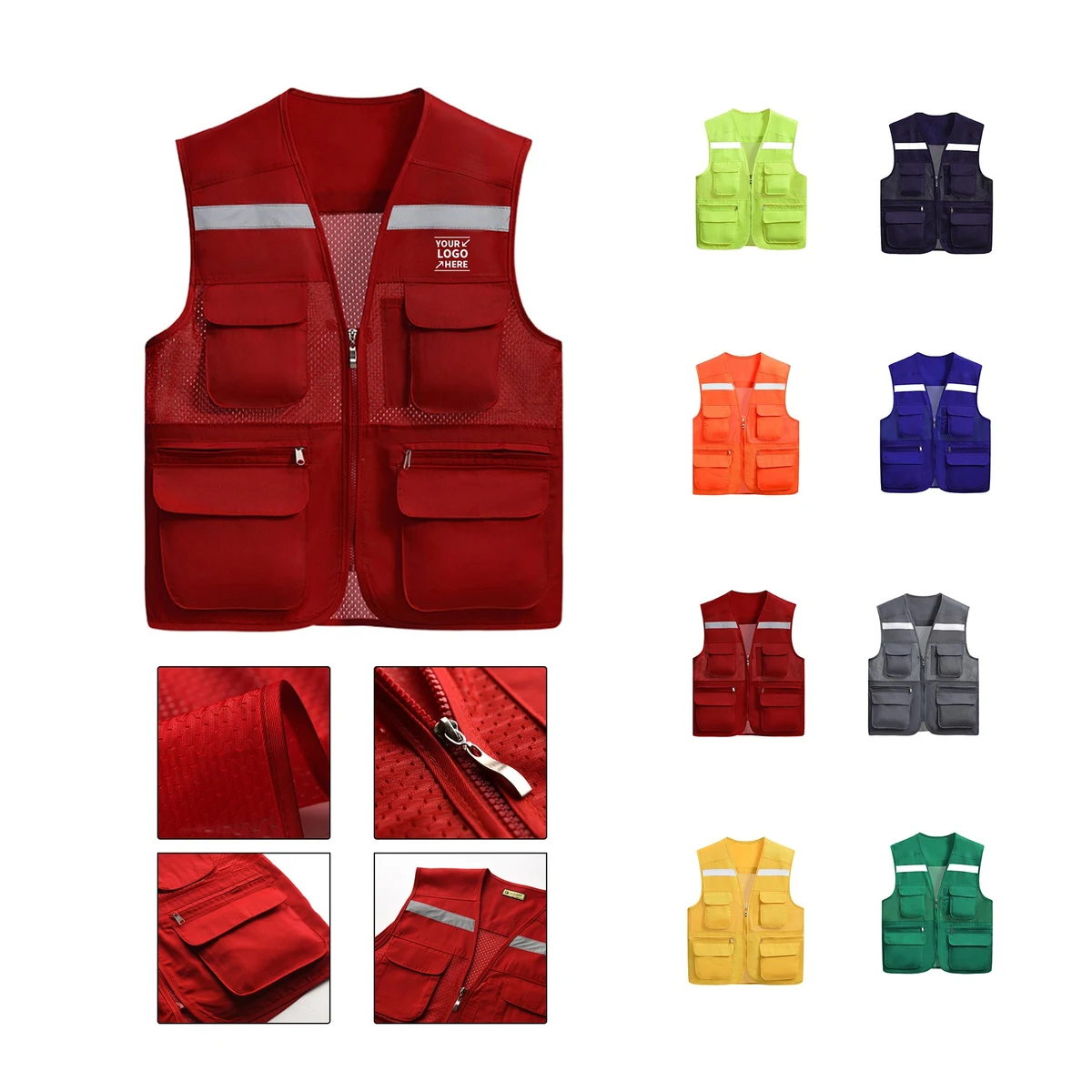 Reflective Fishing Vest 1