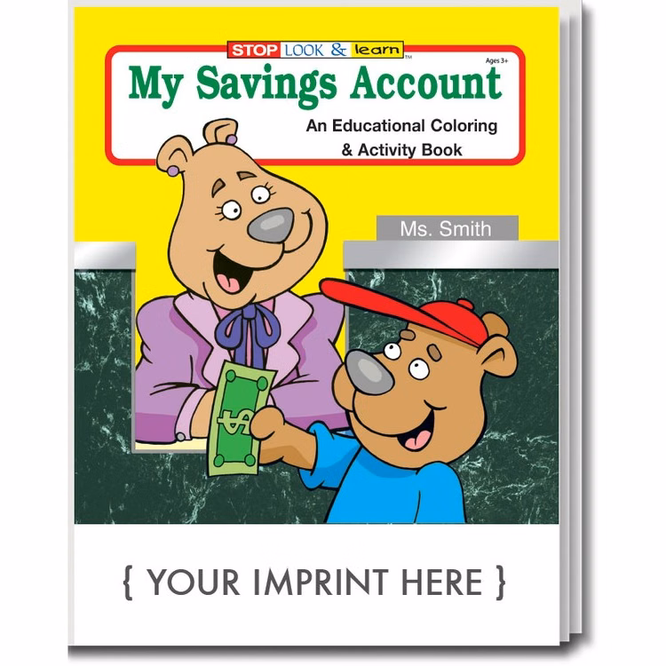 COLORING BOOK - My Savings Account Coloring & Activity Book