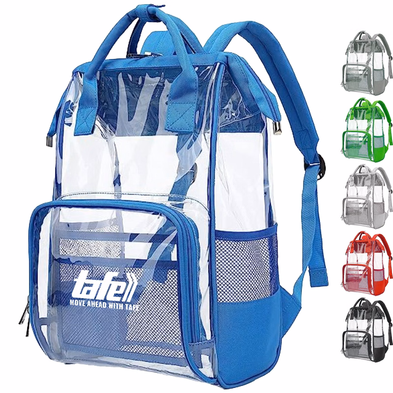 Premium Heavy Duty Clear PVC Transparent Backpack