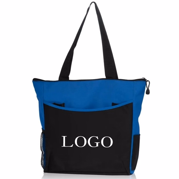 Zippered Brief 600D Polyester Tote Bags