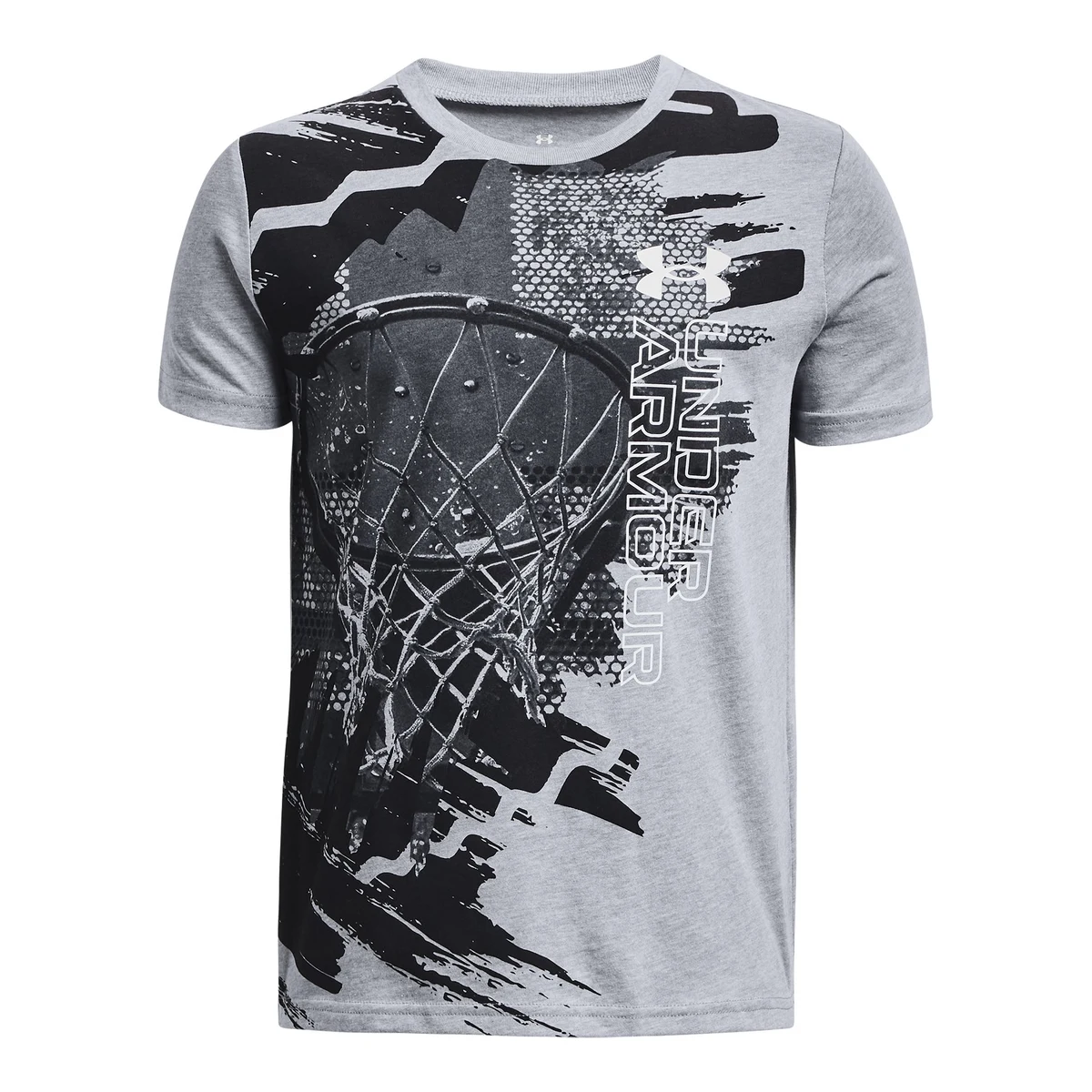 Boys' UA Hoop Backboard Short Sleeve 1