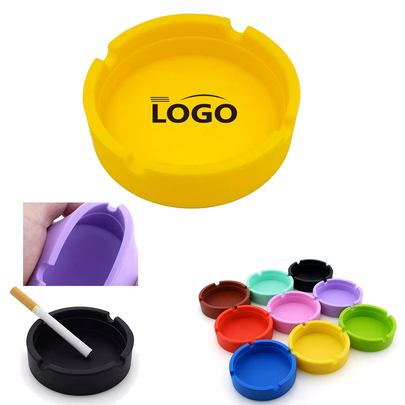Premium Silicone Rubber Ashtray MOQ 20pcs