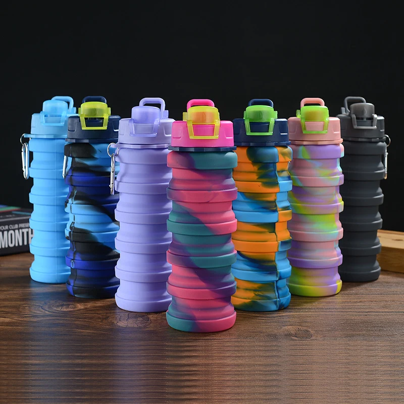 Collapsible Silicone Sport Bottles 1