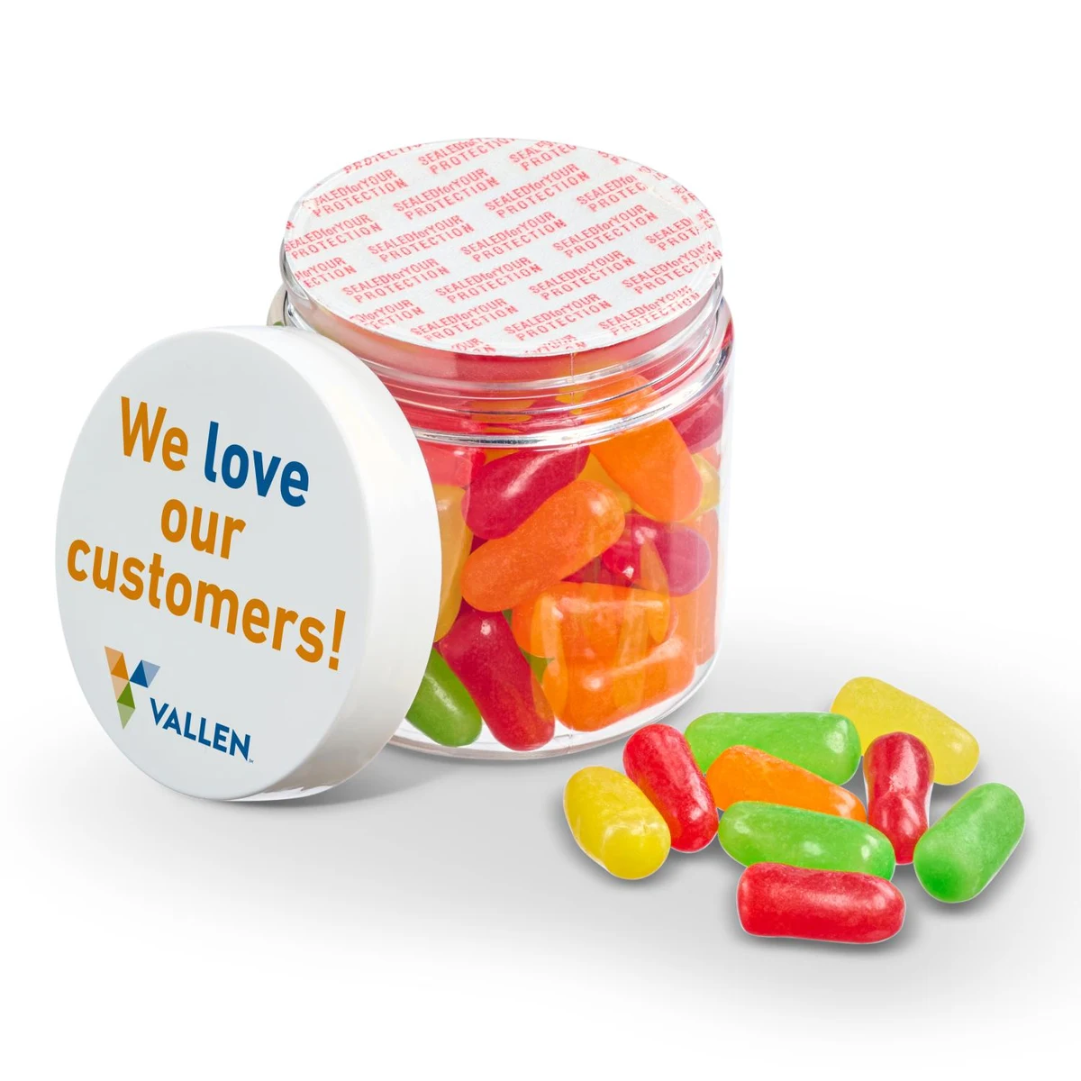2 oz Jar of Mike & Ike Jelly Beans 1