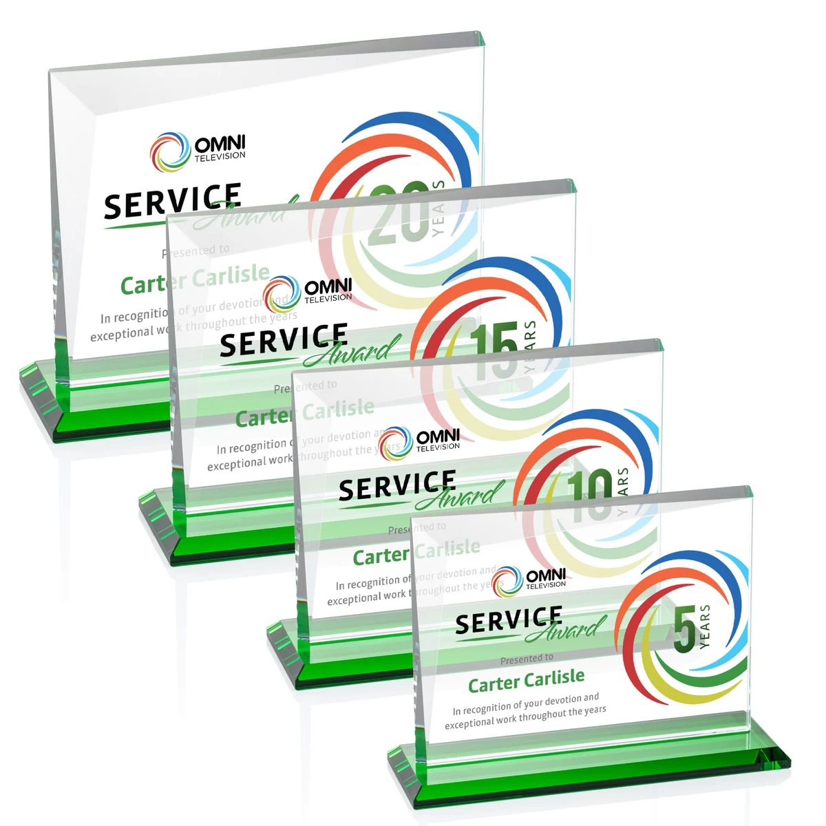 Mirela VividPrint™ Award - Green 1