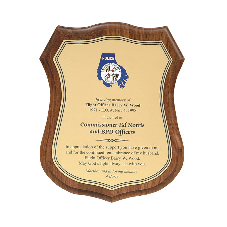 Badge Plaque 1
