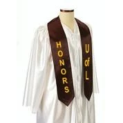 60" Maroon Custom Graduation Stole 1