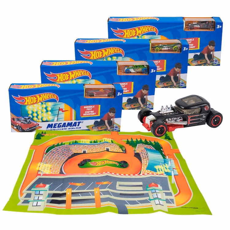 Hot Wheels MegaMat Playsets - 2 Piece 31" x 27"