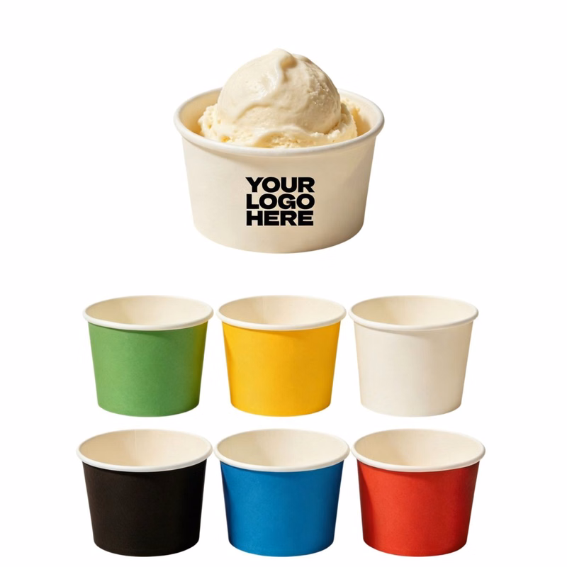 8oz Paper Snack and Ice Cream Cup