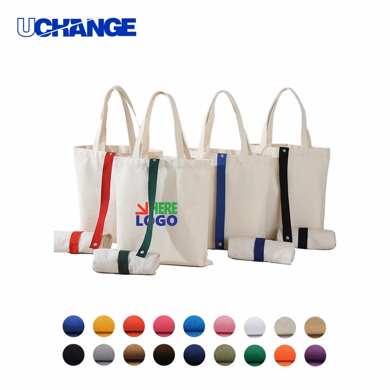 Foldable Portable Canvas Tote Bag