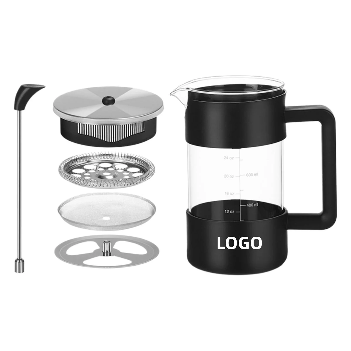 Borosilicate Glass Stainless Steel Filter Set 1