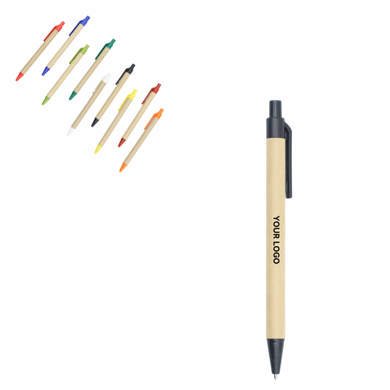 Sustainable Clickable Paper Tube Pen