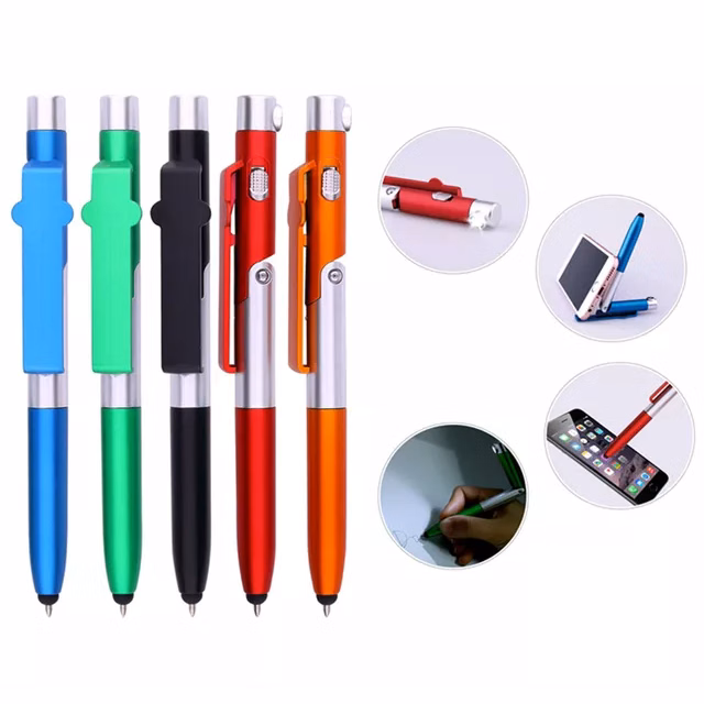 4-in1 Multi-Function Stylus Pen With Phone Stand