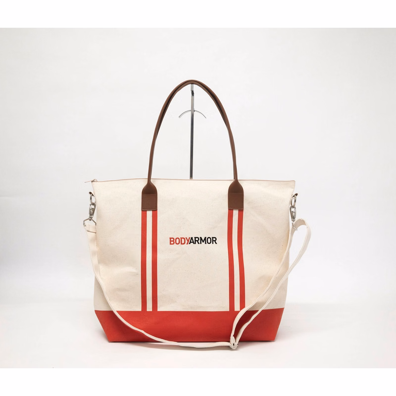 High End Screen Printed Canvas Boat Tote