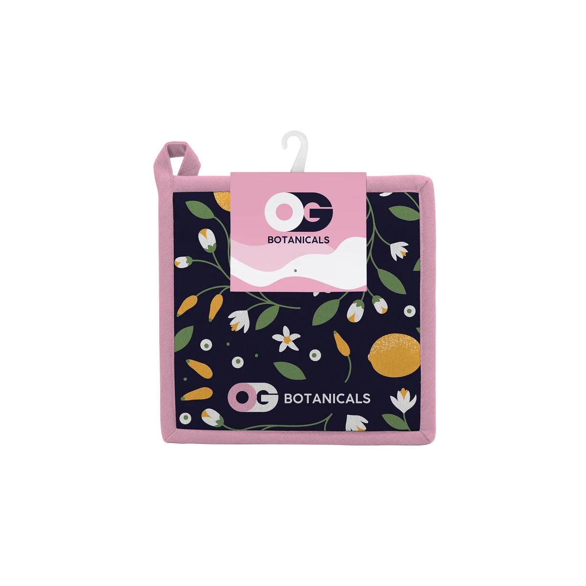 Two Cotton Pot Holders with Hang Tag 1