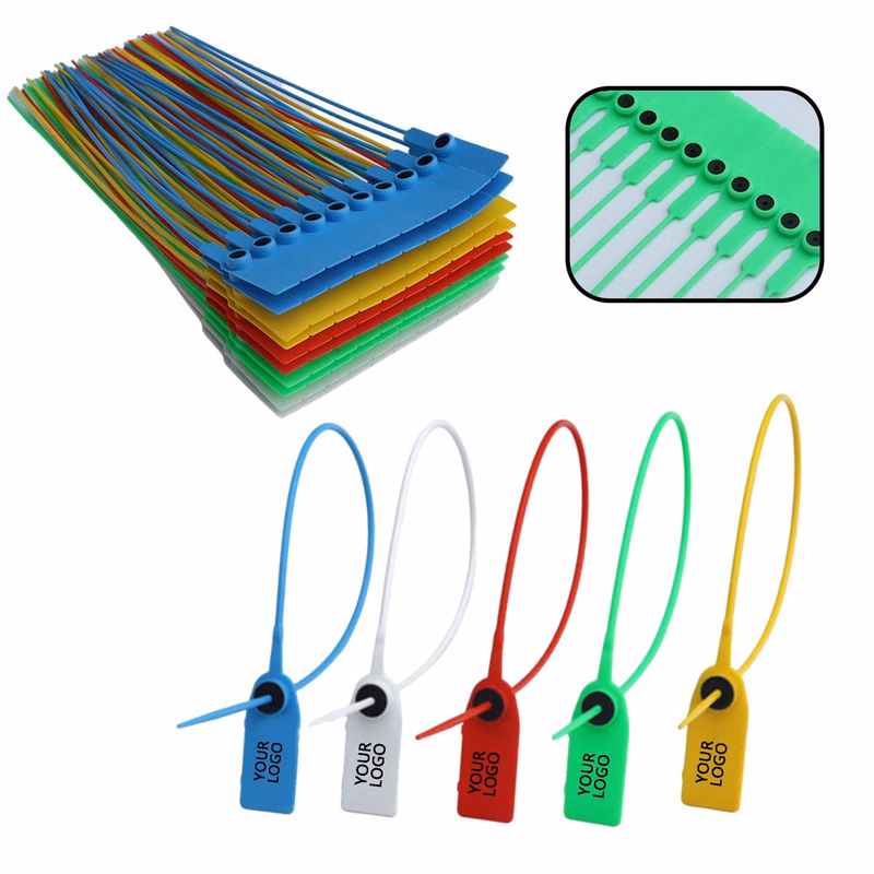 MOQ 50 PCS Custom Plastic Security Seal Tags