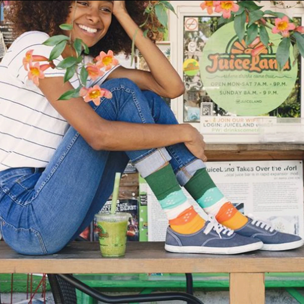 Crew Spring Socks - Step into the Season with Style - American Made 1