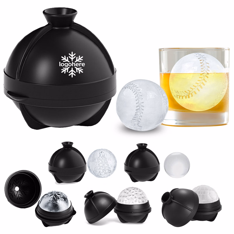 MOQ 50 Custom Logo Food Grade Silicone Ice Sphere Maker