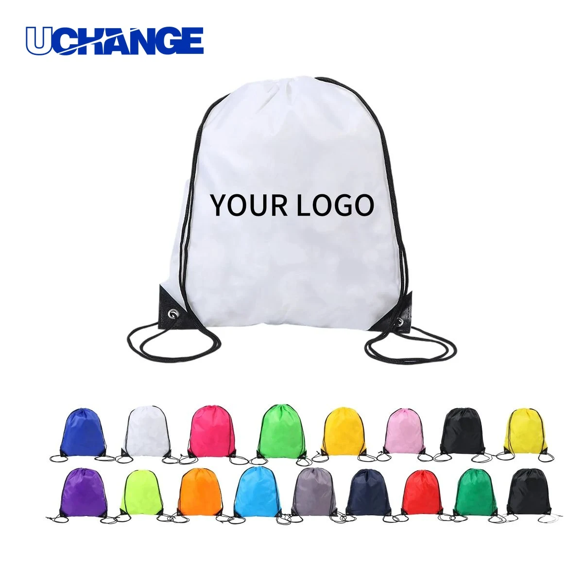 Waterproof Polyester Gym Drawstring Pack Organizer 1