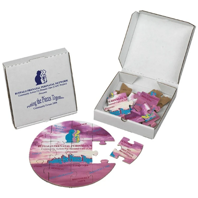 12 Pieces - 5 1/2" Diameter - Small Puzzle in Box 1