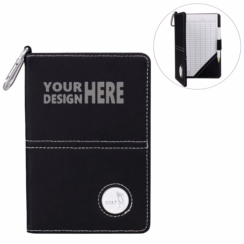 PU Leather Golf Scorecard Holder