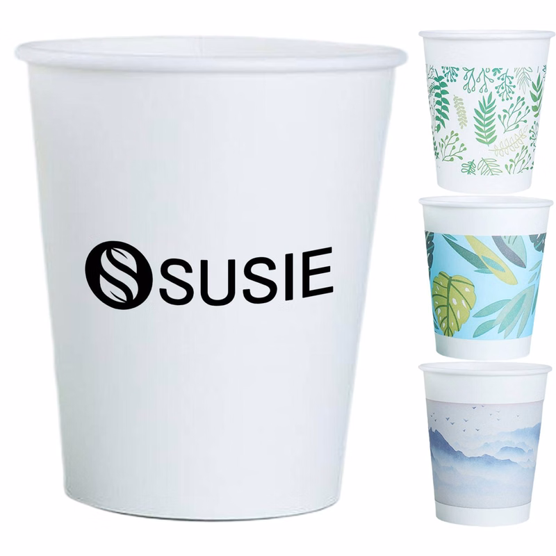 100PCS 9oz Disposable Paper Cup