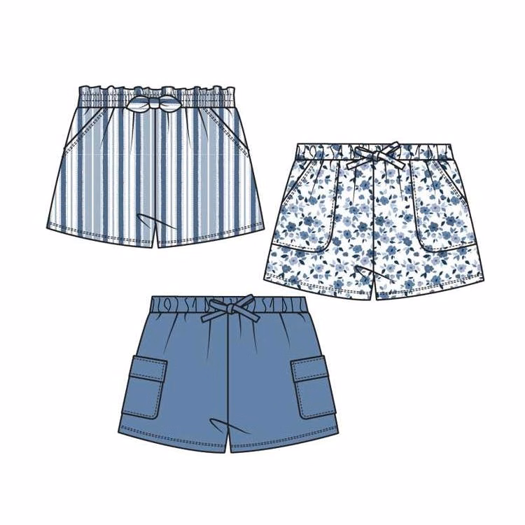 Girls' Shorts - Assorted Colors Size 4-6X 3pk